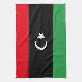 Libische vlag theedoek (Verticaal)