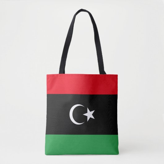 Libische vlag tote bag (Voorkant)