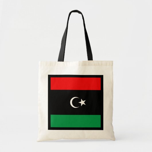 Libische vlag tote bag (Voorkant)