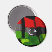 Libische vlag van Libië Onafhankelijkheid Monarchi Magneet (Voorkant / Achterkant)