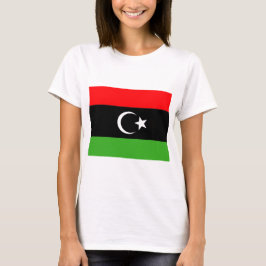Libische vlag van Rebel T-shirt