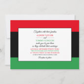 Libische vlag, vlag van Libië bruiloft Kaart (Voorkant)