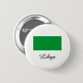 Libische vlaggenontwerp ronde button 5,7 cm (Voorkant /achterkant)
