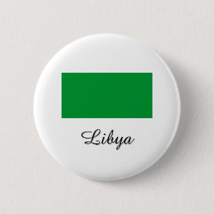 Libische vlaggenontwerp ronde button 5,7 cm