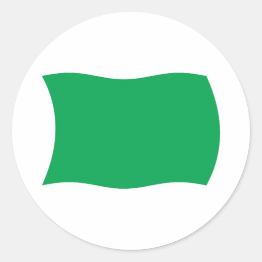 Libische Vlagsticker Ronde Sticker (Voorkant)