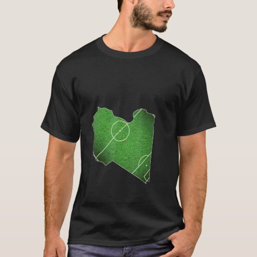 Libische voetbalveld t-shirt (Voorkant)