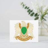 Libische wapenmantel briefkaart (Staand voorkant)