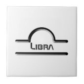 LIBRA, abstract ontwerp van het sterrenbeeld, Tegeltje (Voorkant)