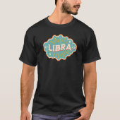 Libra AF Zodiac Sign Birthday Kerstmis Horoscope T-shirt (Voorkant)