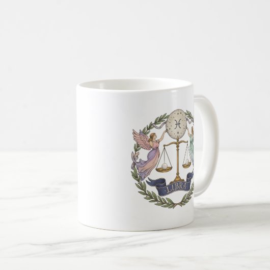 Libra Angelic Libra Coffee Cup Koffiemok (Voorkant rechts)