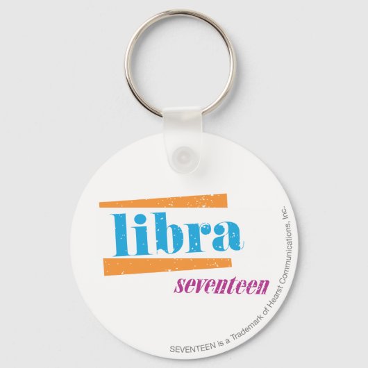 Libra Aqua Sleutelhanger (Voorkant)