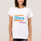 Libra Aqua T-shirt (Voorkant)