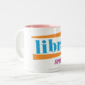 Libra Aqua Tweekleurige Koffiemok (Voorkant links)
