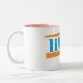 Libra Aqua Tweekleurige Koffiemok (Links)