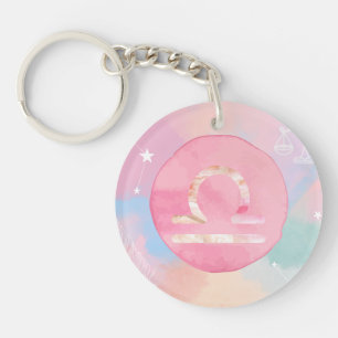 Libra Astrologie Zodiac Sleutelhanger – Evenwicht