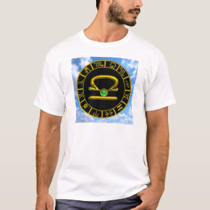 LIBRA ASTROLOGY CHART MET ZODIAC BIRTHDAY SIGNS T-SHIRT