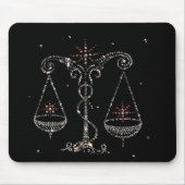 Libra Astrology Mousepad Muismat (Voorkant)