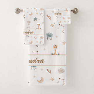 Libra Baby Evenwichtig & Koezelig voor Kleine Vred Bad Handdoek