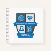 Libra Birthday Crest™ for September 23-30 Notitieboek (Voorkant)