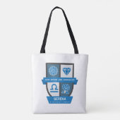 Libra Birthday Crest™ for September 23-30 Tote Bag (Achterkant)