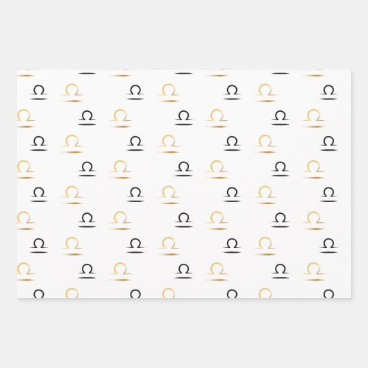 Libra Birthday Inpakpapier Vel (Voorkant)