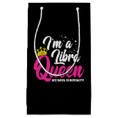 Libra Birthday Queen Astrology September Oktober Klein Cadeauzakje (Voorkant)