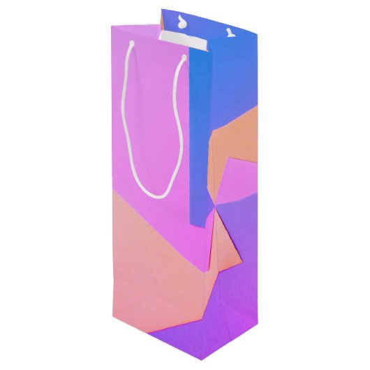 Libra Birthday - Wine Gift Bag Wijn Cadeautas (Achterkant Gekanteld)