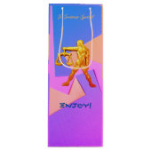 Libra Birthday - Wine Gift Bag Wijn Cadeautas (Voorkant)