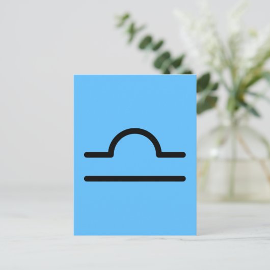 Libra Briefkaart (Staand voorkant)