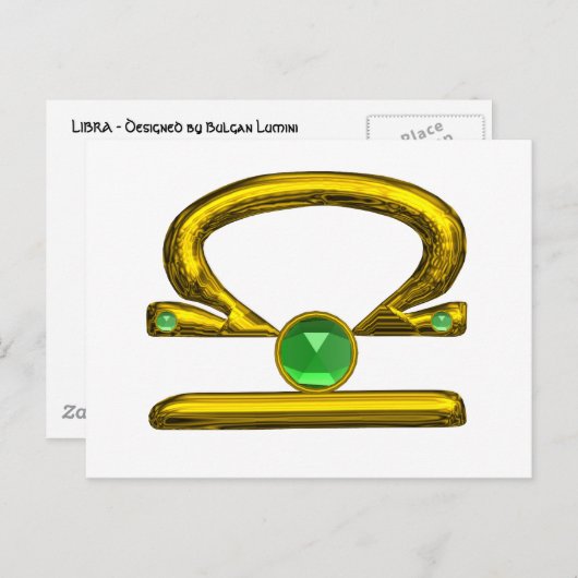 LIBRA, Briefkaart (Voorkant / Achterkant)