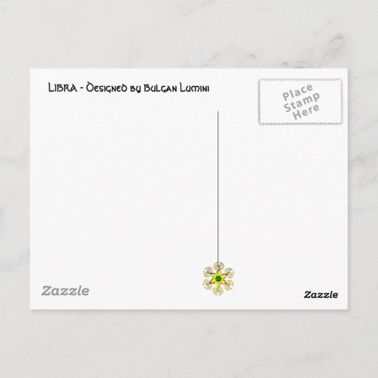 LIBRA, Briefkaart (Achterkant)