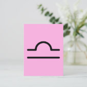 Libra Briefkaart (Staand voorkant)