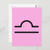 Libra Briefkaart (Voorkant / Achterkant)