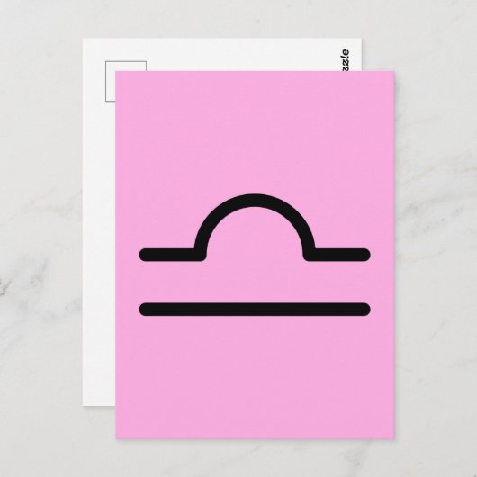 Libra Briefkaart (Voorkant / Achterkant)