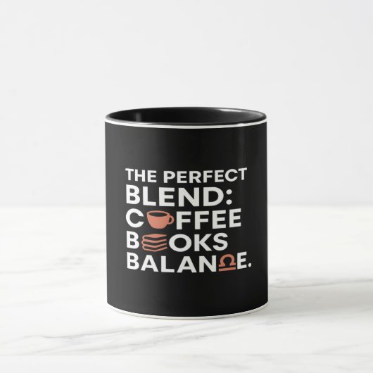 Libra Coffee Books Balance Combo Mug Mok (Midden)