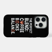 Libra Coffee Books Balance iPhone Case iPhone Hoesje (Achterkant horizontaal)