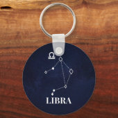 Libra Constellation Button Sleutelhanger (Voorkant)