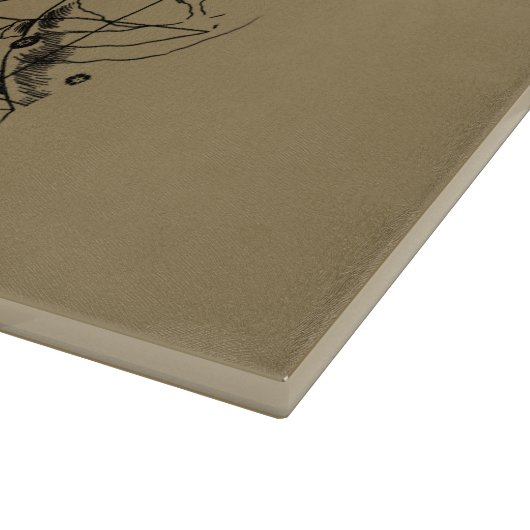 Libra Constellation Hevelius 1690 Decor Snijplank (Hoek)