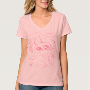 Libra Constellation Hevelius 1690 Engraving Style T-shirt