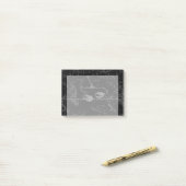 Libra Constellation Hevelius 1690 Map on Black Post-it® Notes (Op bureau)