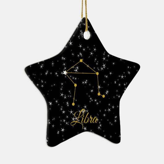 Libra Constellation Keramisch Ornament (Rechts)