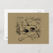 Libra Constellation Map Hevelius 1690 Decor Briefkaart (Voorkant / Achterkant)