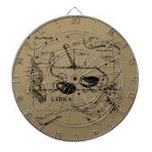 Libra Constellation Map Hevelius 1690 Decor Dartbord (Voorkant)