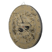 Libra Constellation Map Hevelius 1690 Decor Dartbord (Voorkant Rechts)