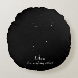 Libra Constellation Rond Kussen