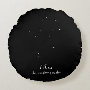 Libra Constellation Rond Kussen