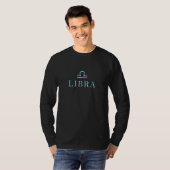 Libra Constellation Zodiac Sign T-shirt (Voorkant volledig)