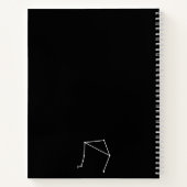 Libra Constellation & Zodiac Symbol Notitieboek (Achterkant)