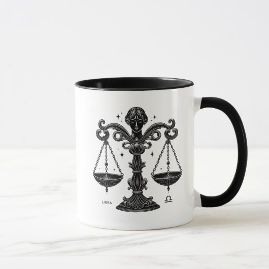 Libra Dierenriem Astrologie Weegschaal Horoscoop C Mok (Rechts)