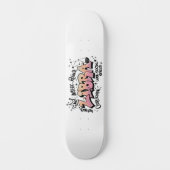 Libra Dierenriem Graffiti Persoonlijk Skateboard (Voorkant)